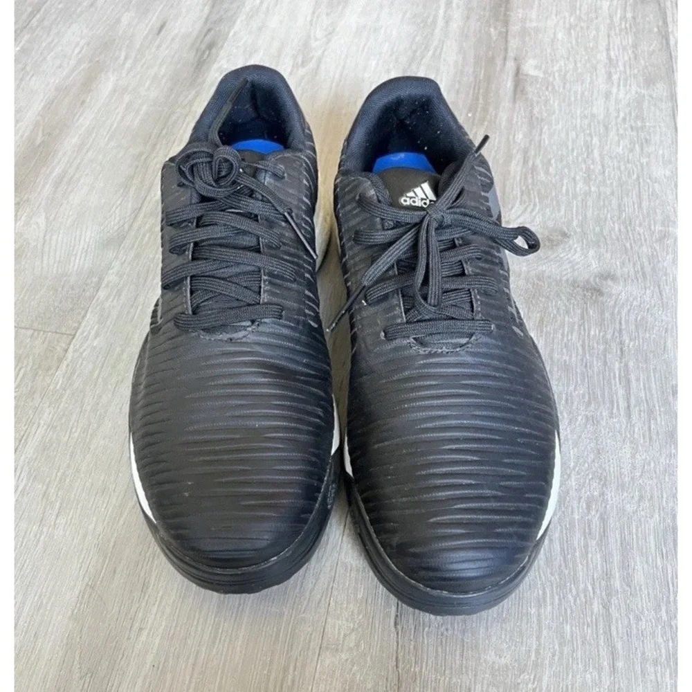 Adidas Tour360 XT SL Golf Shoes Mens Size 8 Black White Spikeless Boost EUC
